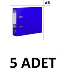 Noki 5 Adet Telgraf A5 Plastik Klasör Geniş Telgraf Klasör