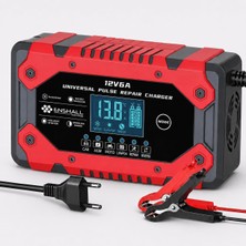 Brf Store Buradabulabilirsin Enshall 12V 6A Akıllı Hızlı Akü Şarj Cihazı - Lifepo4, Jel, Agm ve Kurşun Asit Ak