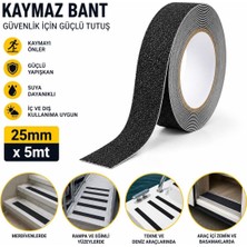 Brf Store Buradabulabilirsin Kaymaz Bant 25MM x 5 M – Güçlü Yapışkanlı, Suya Dayanıklı, Merdiven, Rampa, Tekne