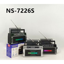 baytoptan Nostaljik Bluetoothlu Güneş Panelli Radyo
