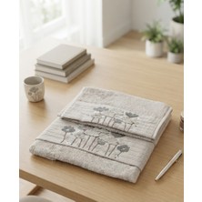 Fiesta Umay Süzene Bambu Bürümcük Analı Kızlı Havlu Seti (1 Adet 30X50 cm ve 1 Adet 50X90 cm ) %70 Bambu %30 Pamuk