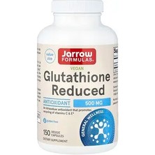 Jarrow Formulas Vegan Glutatyon (Azaltılmış Form), 500 Mg, 150 Bitkisel Kapsül