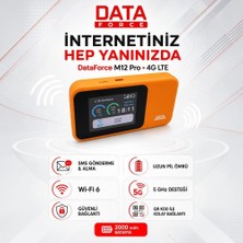 Antenci Data Force M12-PRO 4g Lte  Sim Destekli Wifi 6 Taşınabilir Modem