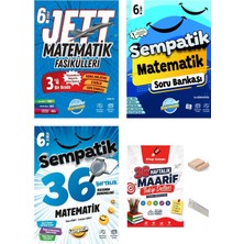 Ünlüler Karması 6.sınıf Matematik Fasikül- Soru Bankası- Kazanım Deneme +Çözüm Ayracı +Telefon Tutucu