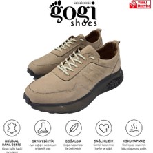 Gogi Shoes Model 455 Erkek Günlük Casual Ayakkabı Hakiki Dana Derisi Bağcıklı Rahat