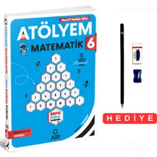 6.sınıf Atölyem Yeni Müfredata Göre Matematik Soru Bankası Tadında Kalem Seti Hediyeli