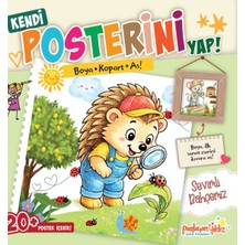 Parlayan Yıldız Kendi Posterini Yap! Boya Kopart As! Sevimli Bahçemiz
