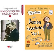 Can Yayınları Büyük Atatürk'ten Küçük Öyküler 1 (Süleyman Bulut) ve Neşeli Günlük 5 - Bomba Haberlerim Var