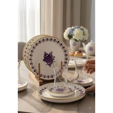 Yumuk Shop 18 Parça Modern Regaria Pasta Çay Saati Seti