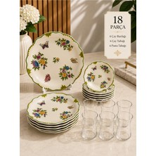 Yumuk Shop 18 Parça Butterfly Lüks Pasta Çay Saati Seti