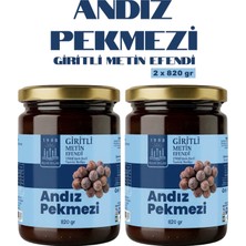 2 x 820 gr Andız Pekmezi (Cam Kavanoz) Giritli Metin Efendi