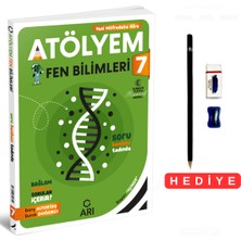 7.sınıf Atölyem Yeni Müfredata Göre Fen Bilimleri Soru Bankası Tadında Kalem Seti Hediyeli