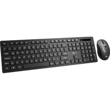 Lecoo KW201 Q Türkçe Kablosuz Siyah Klavye + Mouse Seti