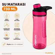 Plodna House Pembe 730 ml Pct-G Su Matarası Suluk – Sızdırmaz Kapaklı, Bpa Içermez, Spor ve Günlük Kullanım