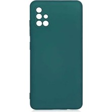Lexroo Galaxy A71 Kılıf Kadife Iç Tasarım Kamera Korumalı Yumuşak Silikon Kapak