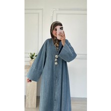 Salisburys Molly Nelly Kadın Yıldız Düğmeli Uzun Kot Tunik Kap