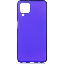 Lexroo Galaxy M12 Kılıf Lexroo Premier Silikon Kapak - Mürdüm