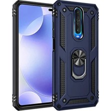 Lexroo Xiaomi Redmi K30 Vega Yüzüklü Mıknatıslı Standlı Kapak
