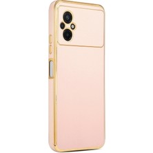 Lexroo Xiaomi Poco M5 Kılıf Lexroo Bark Kapak - Rose Gold