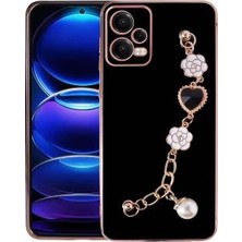 Lexroo Xiaomi Redmi Note 12 4g Kılıf El Tutamaçlı Kamera Korumalı Lexroo Taka Silikon Kapak - Siyah