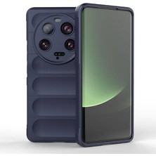 Lexroo Xiaomi Mi 13 Ultra Kılıf Esnek Tpu Oyuklu Arka Yüzey Tasarımlı Lexroo Etnik Silikon Kapak - Lacivert