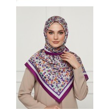 İpekten Ipekten Exclusive Çiçek Desenli Pamuklu Şal 180X70