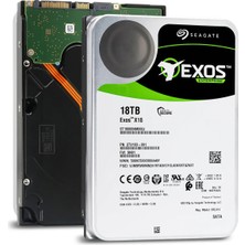 Seagate 3.5" 18TB Exos ST18000NM000J 256MB 7200RPM Sata-3  Enterprise Güvenlik ve Nas Diski