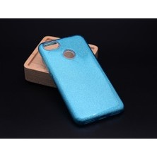 Lexroo Huawei Y7 2018 Kılıf Lexroo Shining Silikon - Mavi