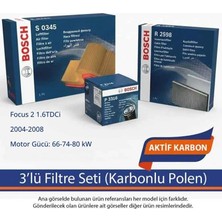 Netpar Ford Focus 2 1.6tdci 2004-2008 Bosch 3'lü Filtre Seti (Karbonlu Polen)