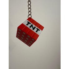 Plato 3D Özel Minecraft Temalı Küp Anahtarlık - Mini Çanta ve Anahtar Aksesuarı (50 Adet)