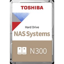 Toshiba Toshıba N300 18TB 7200RPM 1024MB Sata3 6gbit/sn MN11ACA18TS Nas HDD