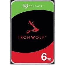 Seagate ST6000VN006 Ironwolf 3.5" 6tb 256MB Sata (Tr Seagate Garantili) 7/24 Nas Harddisk