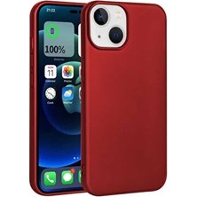 Lexroo Apple Iphone 14 Plus Uyumlu Ultra Ince Yumuşak Soft Tasarım Renkli Silikon Kılıf Kırmızı