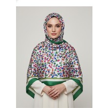 İpekten Ipekten Exclusive Çiçek Desenli Pamuklu Şal 180X70