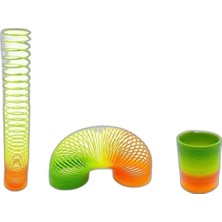 Zamerya Rainbow Gökkuşağı Stres Yayı - Kutulu Orta Boy Plastik Slinky Oyuncak ALK4005