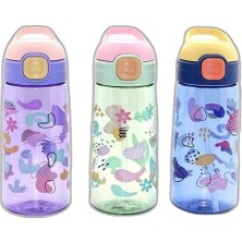 Zamerya Renkli Pipetli Suluk 600 ml Bpa Içermez ALK2968