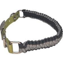 Moonparacord Köpek Tasması Siyah Gri Beyaz 36-40 cm