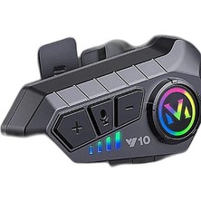 Zamerya Y10 Kask Kulaklık Bluetooth Motosiklet Kulaklık 5,3 Bluetooth Intercom Motorsiklet Kulaklık