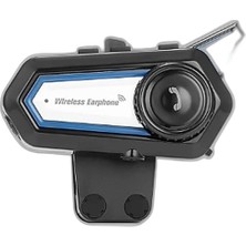 Zamerya BT31 Kask Kulaklık Bluetooth 5.0 Motosiklet Interkom Su Geçirmez Kablosuz Kulaklık