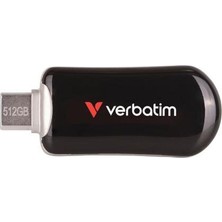 VERBATIM 64GB Plectra 30224 TYPEC USB 3.2 Bellek Siyah 100MB/s