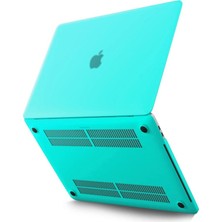 Zamerya Macbook Pro 13 2020 Macbook Buzlu Kapak - Yeşil