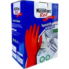 Masterforce Bulaşık Eldiveni Kırmızı Small (S)  No:7 36'lı Paket