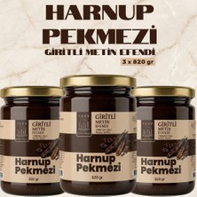3 x 820 gr Harnup Pekmezi (Cam Kavanoz) Giritli Metin Efendi