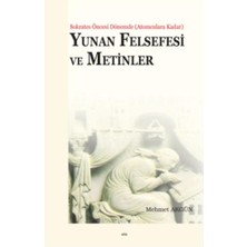 Elis Yayınları Yunan Felsefesi ve Metinler