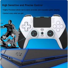Epilons P4 Plus Bluetooth Titreşimli Ps4/ps5 Uyumlu Pc Telefon Joystick Kablosuz Oyun Kolu Siyah