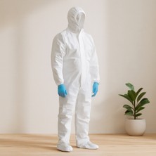 Akıllı Bayi Koruyucu Tulum Xl Non-Woven Beyaz (179-187CM, 108-115CM)