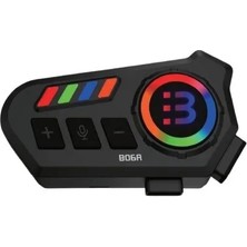 Blic B06A Motosiklet Kask Interkom – 2 Cihaz Eşleşmeli, 1000MAH Batarya, 20 Saat Görüşme, Rgb Işıklı, IP65