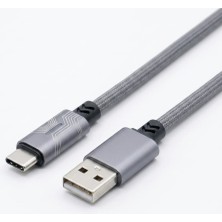 Başkenttekno U27 USB To Type-C 3.0A Hızlı Şarj Kablosu – Dayanıklı Kablo