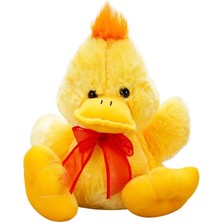 Akıllı Bayi Kurdeleli Ördek Peluş 30 cm