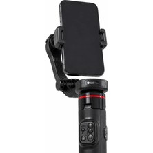 Akıllı Bayi Akıllı Takipli Gimbal Selfie Stick Profesyonel Video Çekim Stabilizatörü Uzayabilir Tripod Blue